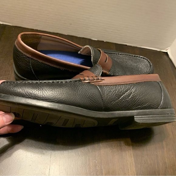Florsheim Cricket Black And Brown Leather Loafers main image 2